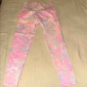Women’s curves N Combat Boots Tie-Dye Leggings